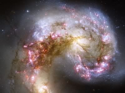 colision de dos galaxias