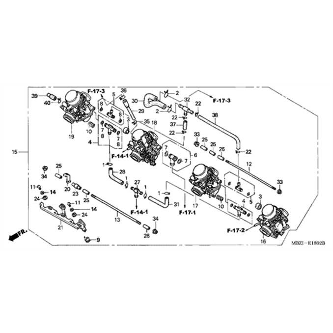 Honda hornet 600 engine diagram #3