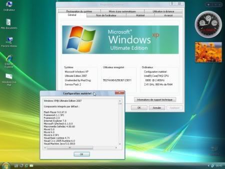 windows xp ultimate edition similitude