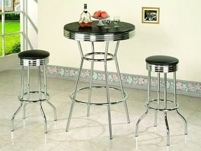 Outdoor  Tables on Bar Tables And Chairs     Bar Table With 2 Swivel Stools