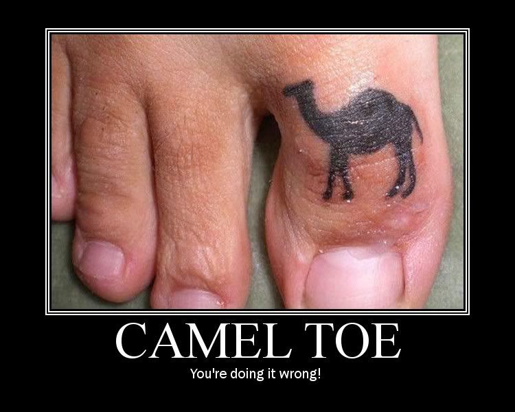 toe tattoo.