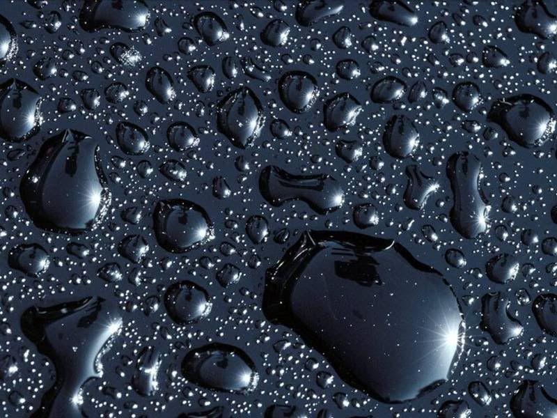Black rain drops Wallpaper