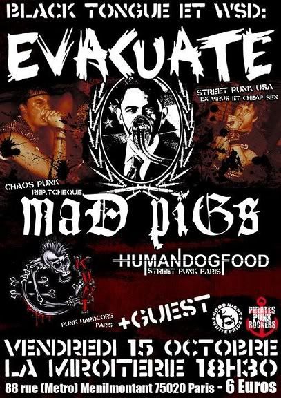 Evacuate Paris Show