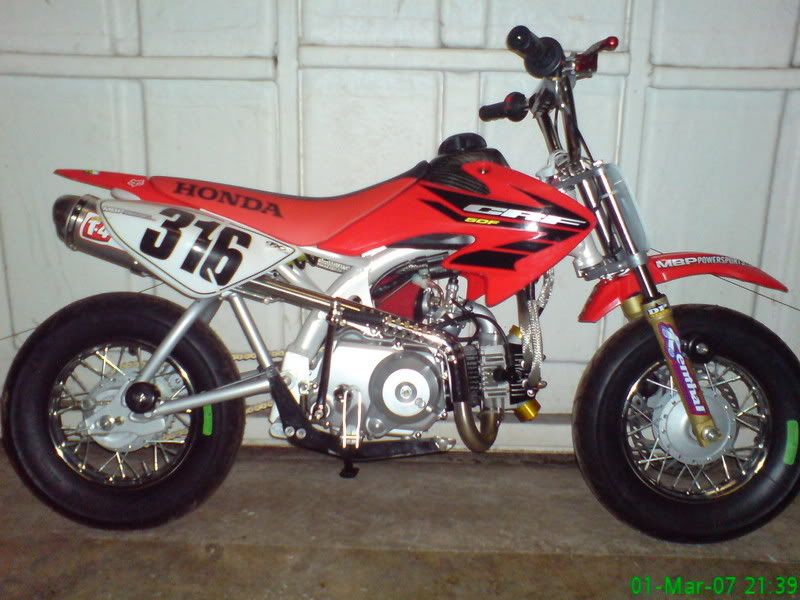 70cc orion semi supermoto finished