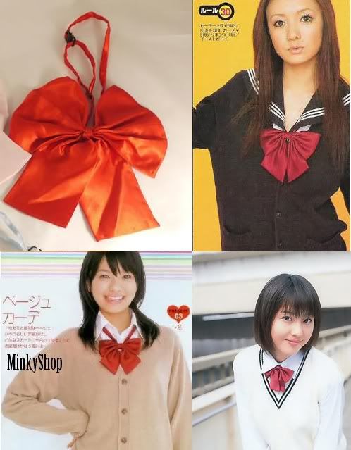 Schoolgirl Sailor Ribbon Bow Tie