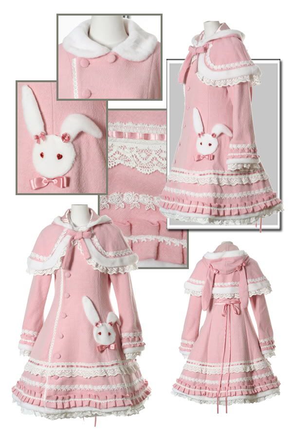 Sweet Lolita Rabbit Coat w/ Cape