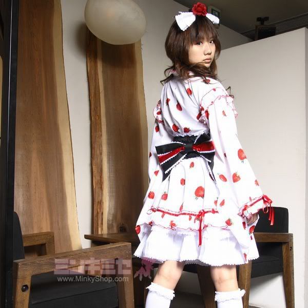 Sweet Lolita Strawberry Yukata