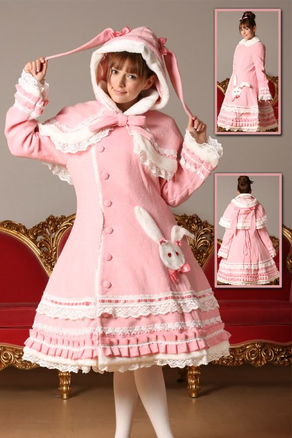 Sweet Lolita Rabbit Coat w/ Cape