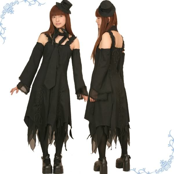 Gothic Lolita Vampire Dress (6 Piece)