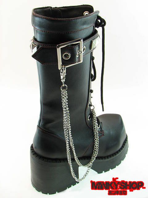 Cyber Gothic Punk Platform Boots