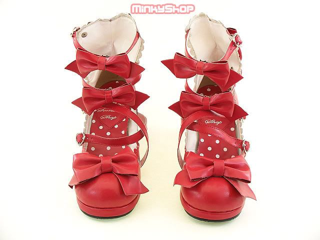 Sweet Lolita Classic Ribbon Shoes