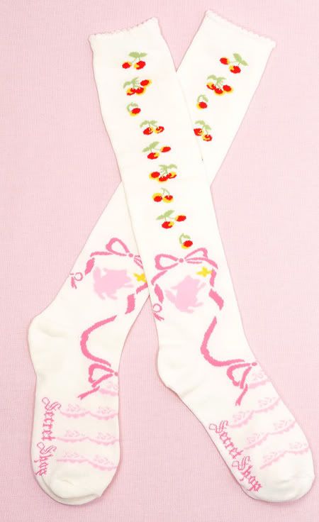 Secret Shop Cherry Goblin Lolita Socks