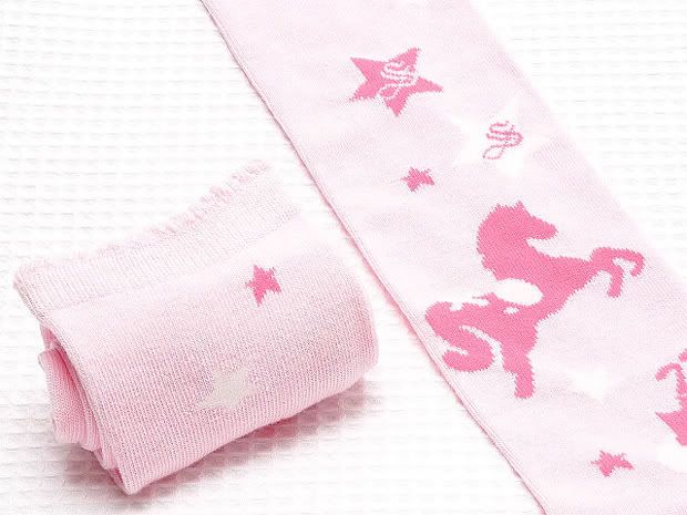 Secret Shop Sweet Lolita Star & Unicorn Knee Socks