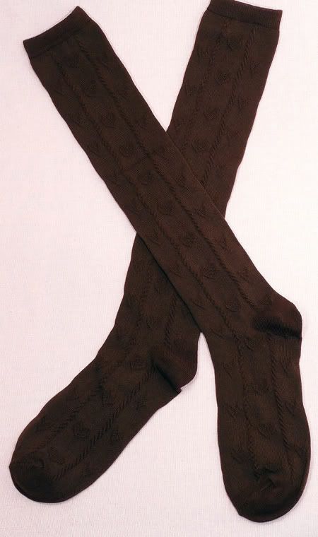 Secret Shop Lolita Heart Knee Socks