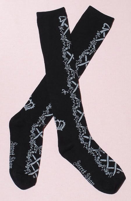 EGL Crown Lace Lolita Socks