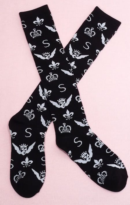 Secret Shop Royal Emblem Lolita Socks