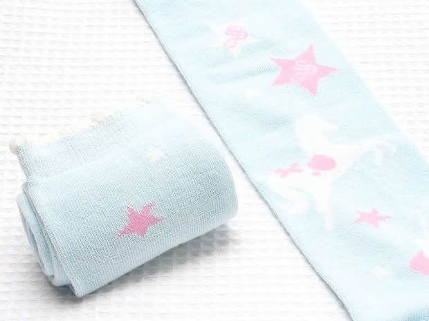 Secret Shop Sweet Lolita Star & Unicorn Knee Socks