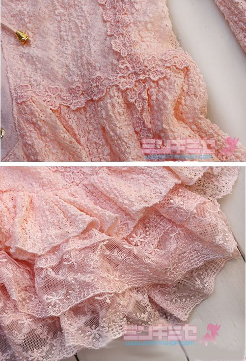 Snidel Double Ruffle Lace Dress