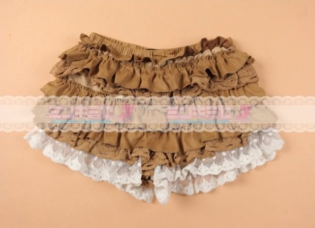 Suede Layer Pants Skirt 