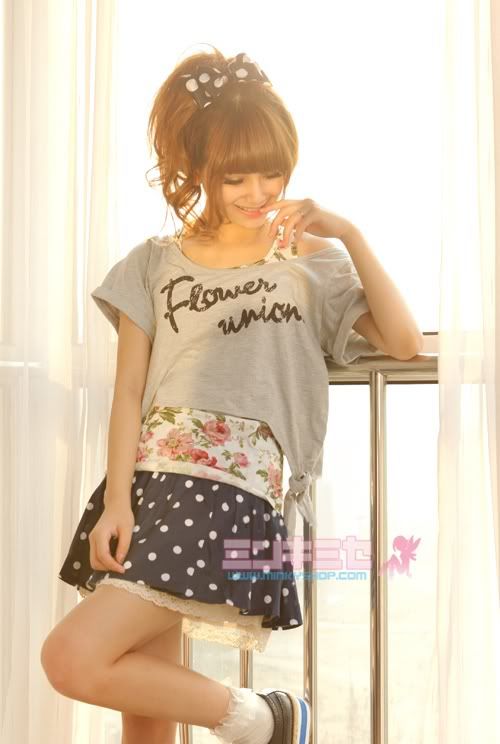 Flower Union Two Piece Top