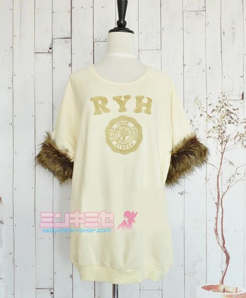 RYH Furry Sleeve Sweater