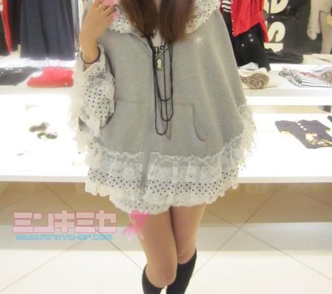Shibuya Lace Sweater Cape