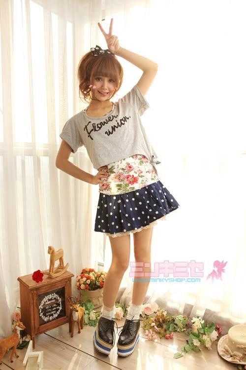 Flower Union Two Piece Top