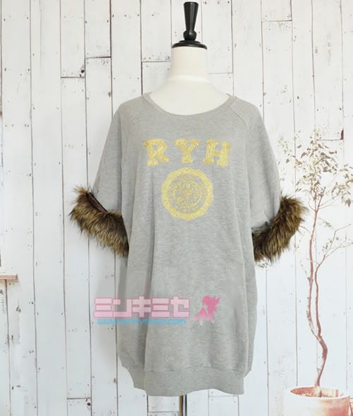 RYH Furry Sleeve Sweater