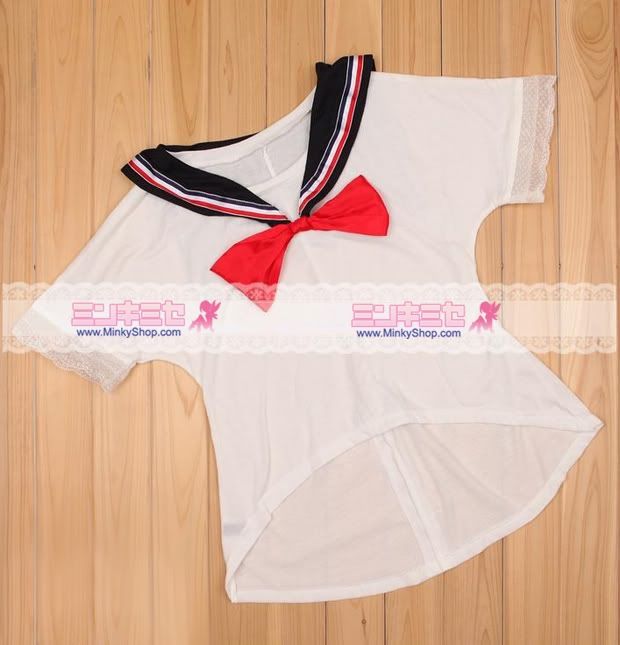 Sweet Schoolgirl Sailor Outfit