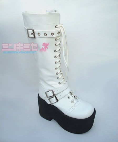 Cool Gothic Lolita Punk Platform Boots