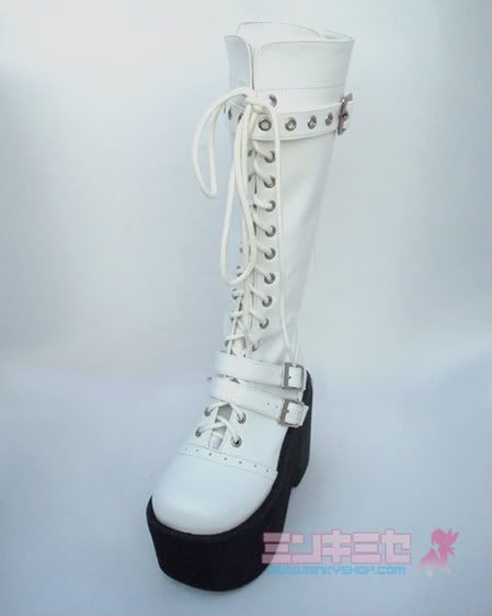 Cool Gothic Lolita Punk Platform Boots