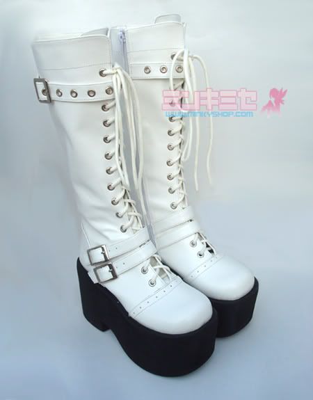 Cool Gothic Lolita Punk Platform Boots