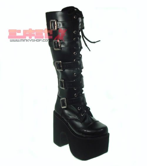 Gothic Punk Hardcore Platform Boots