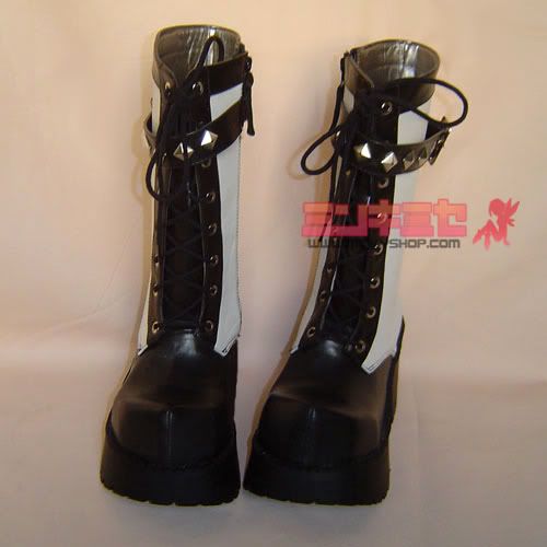 Studded Punk Calf Boots