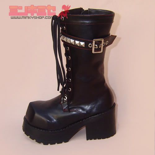 Studded Gothic Punk Boots