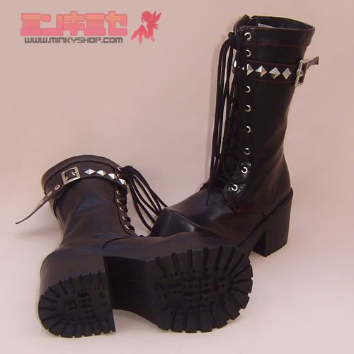 Studded Gothic Punk Boots