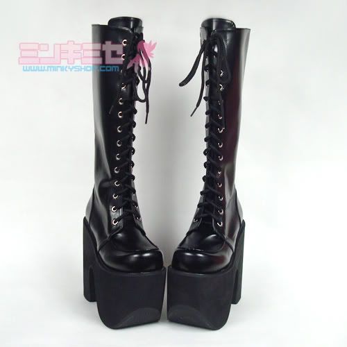 Gothic Lolita High Platform Boots