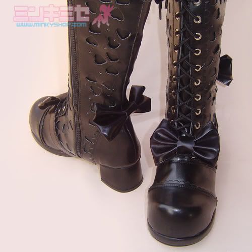Beautiful Lolita Heart Boots