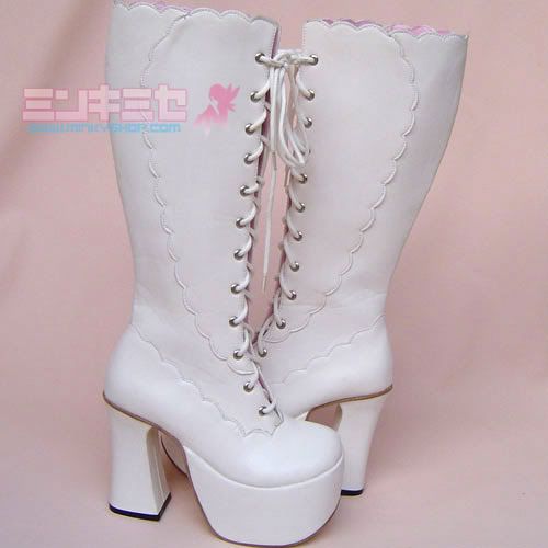 Gothic Lolita High Top Platform Boots