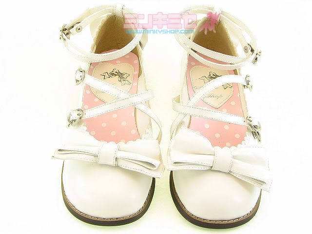 Secret Shop Traditional Tea Party Shoes White