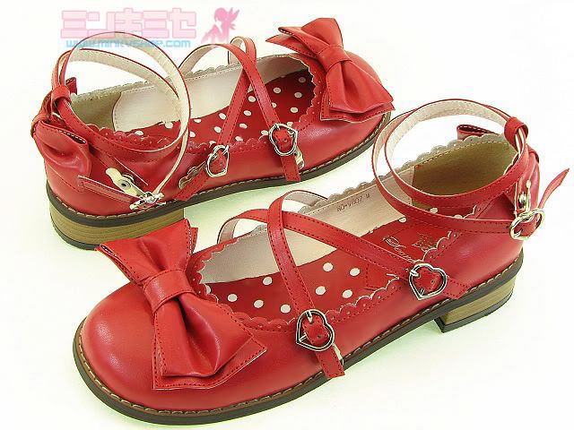 Secret Shop Traditional Tea Party Shoes Red