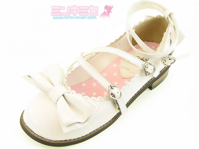 Secret Shop Traditional Tea Party Shoes White