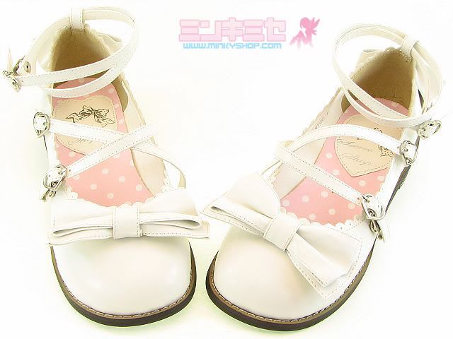 Secret Shop Traditional Tea Party Shoes White