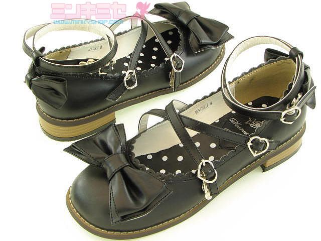 Secret Shop Traditional Tea Party Shoes Gothic Lolita Black