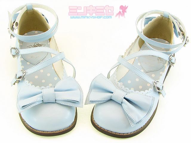 Secret Shop Traditional Tea Party Shoes Baby Blue