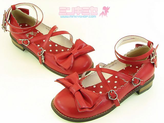 Secret Shop Traditional Tea Party Shoes Red