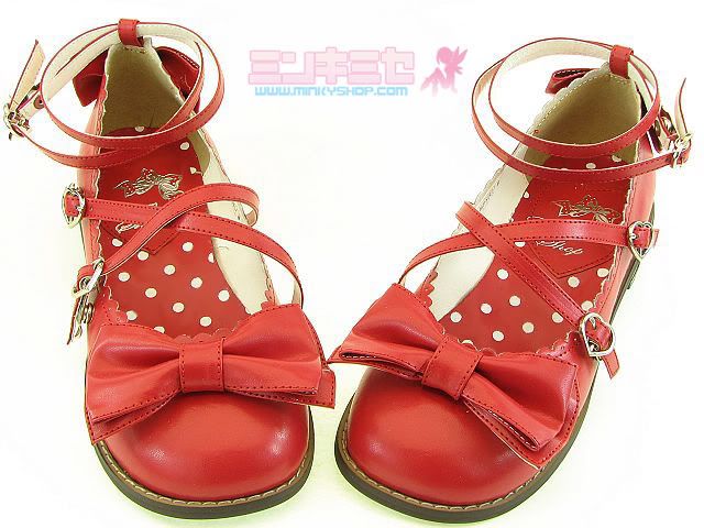 Secret Shop Traditional Tea Party Shoes Red