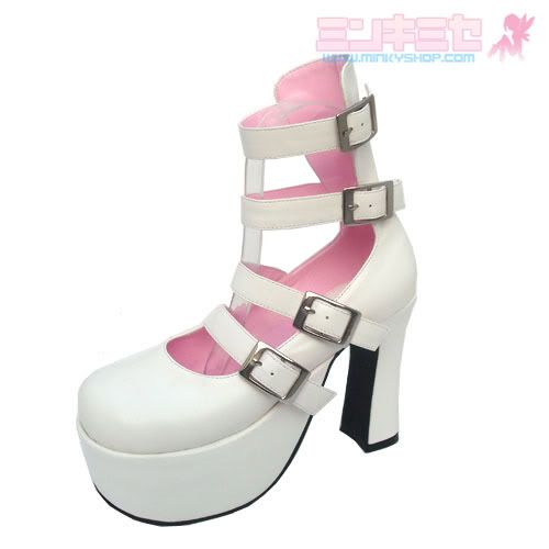 Strappy Punk Lolita Platform Heels