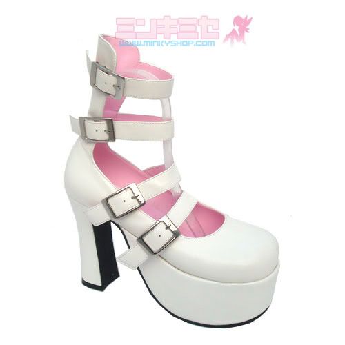 Strappy Punk Lolita Platform Heels