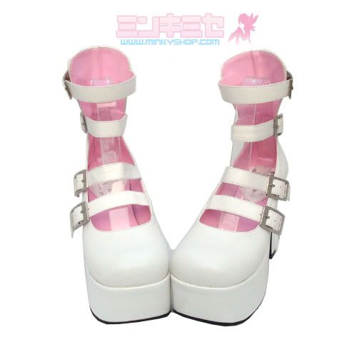 Strappy Punk Lolita Platform Heels